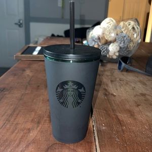 Starbucks Softtouch black tumbler